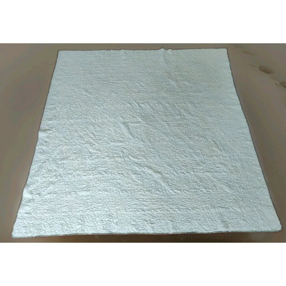 Vintage Hand Pieced Log Cabin Quilt Top 87
